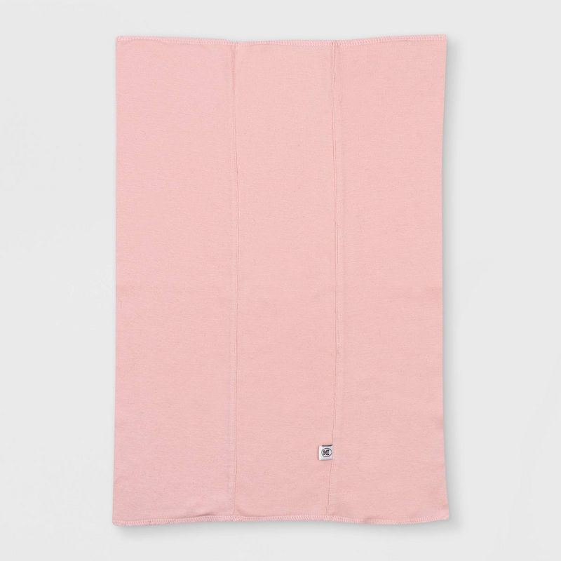 Honest Baby Girls' 4pk Organic Cotton Papercut Floral Multilayer Woven Burp Cloth Set - Pink