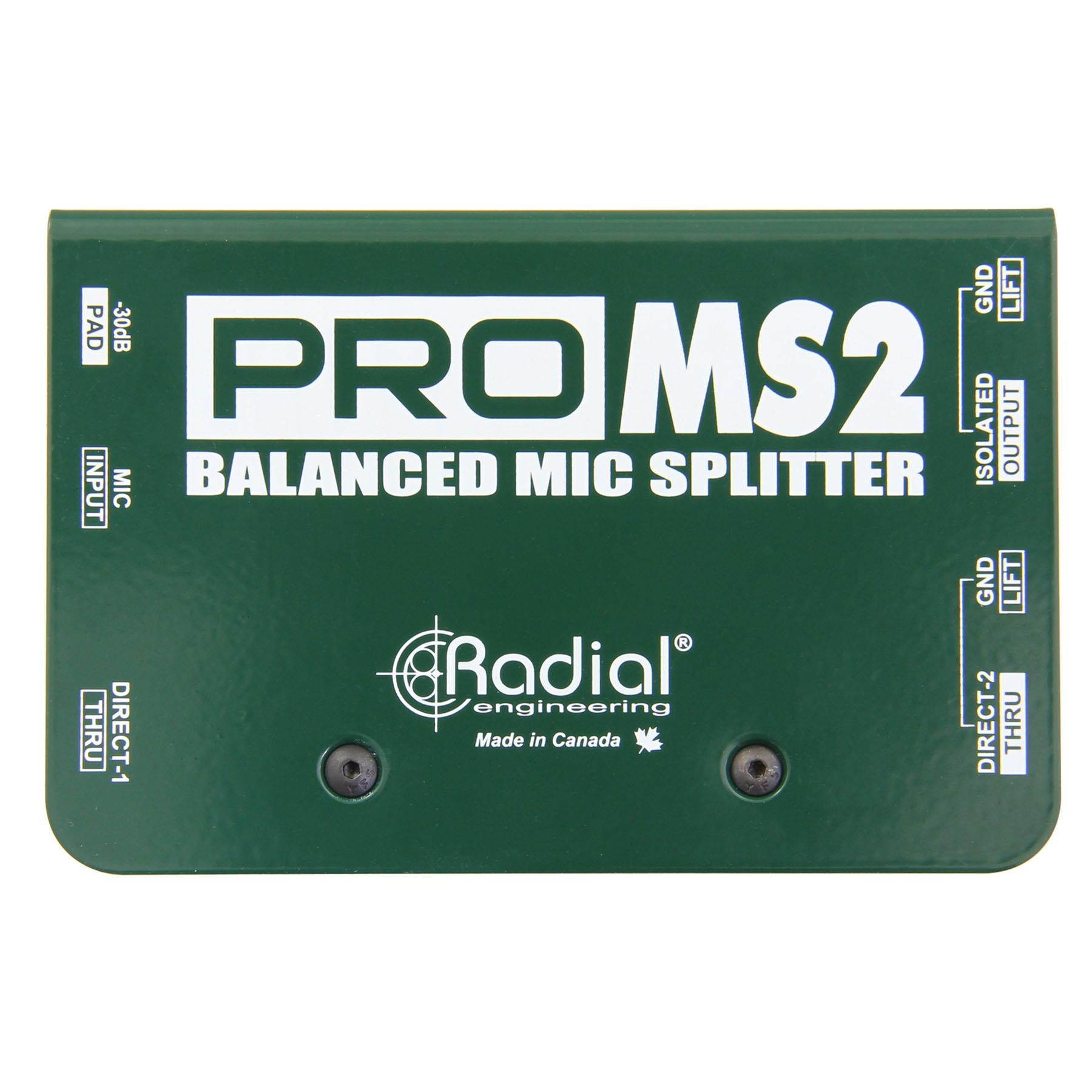 Radial Engineering PromS2 Passive Microphone Splitter