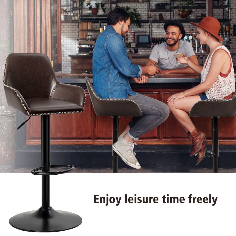 Ladder Barstool Seat Black - Riverstone Furniture Collection