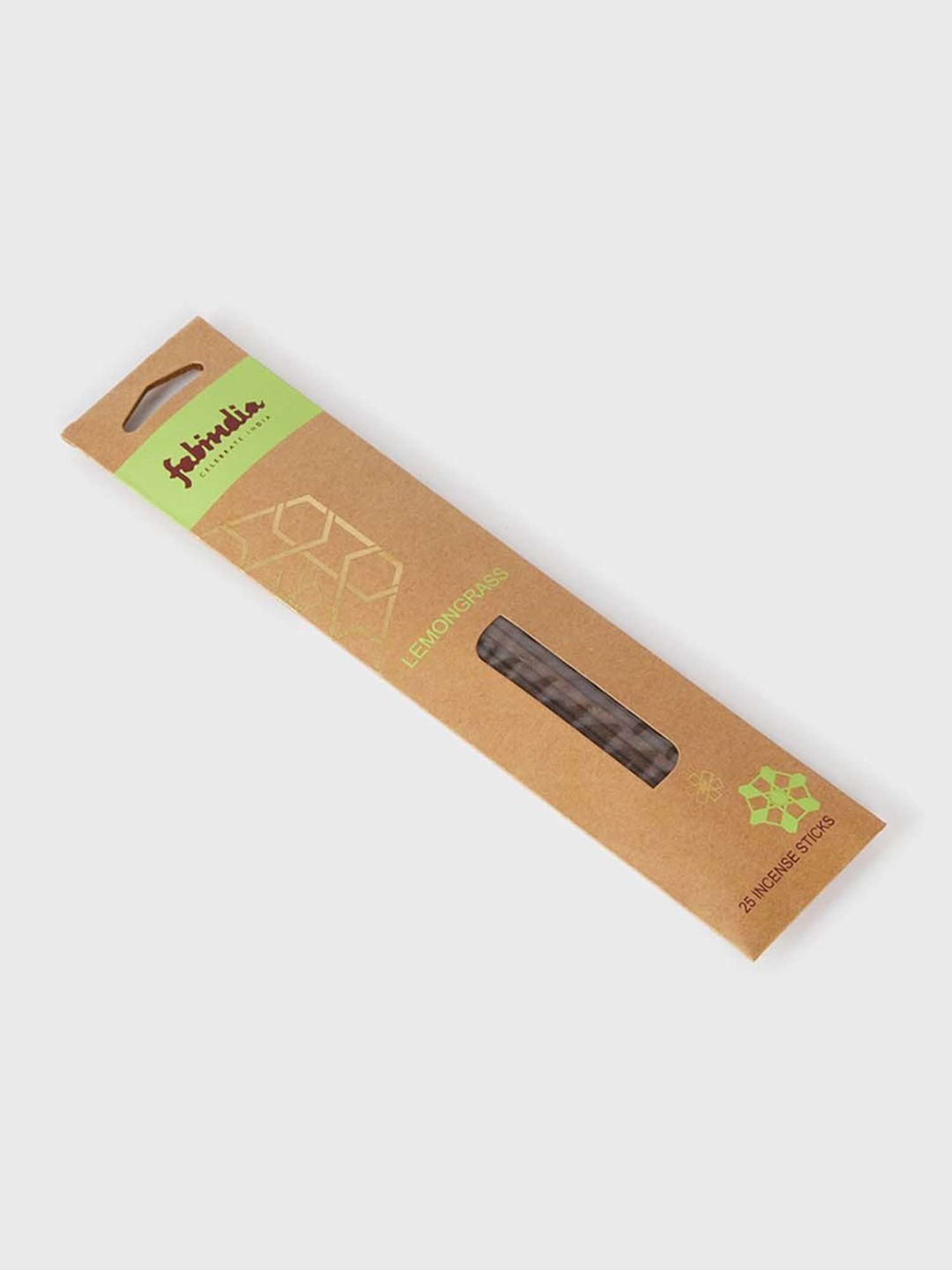 Fabindia Home Standalone Brown Wood Lemongrass Incense Sticks - Set of 25