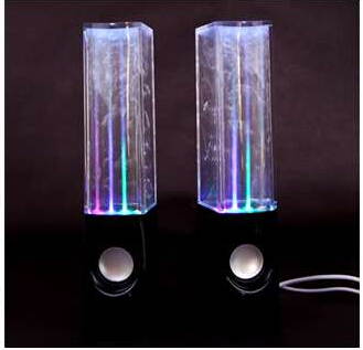 Dancing Water Speaker Music Fountain Light Speakers USB LED Dancing Water Show