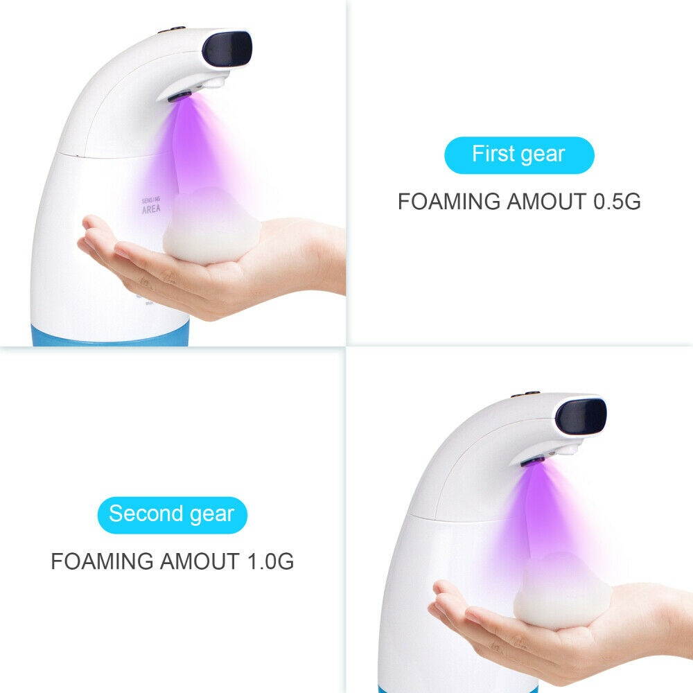 Automc Foam Soap Dispenser 350ML Kitchen Touchless Handsfree Sensor Dispenser