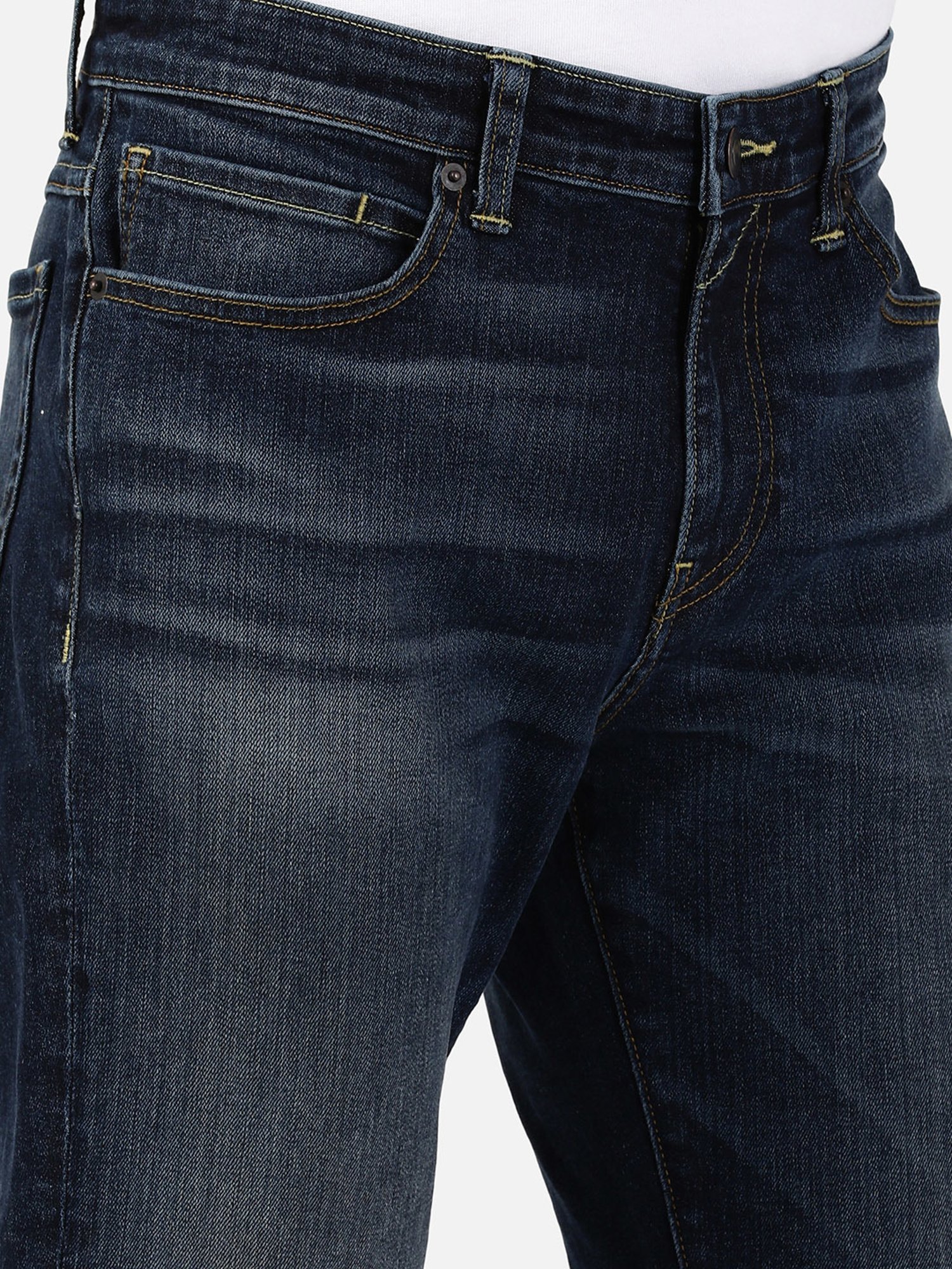 Passion Dark Blue Lightly Washed Jeans