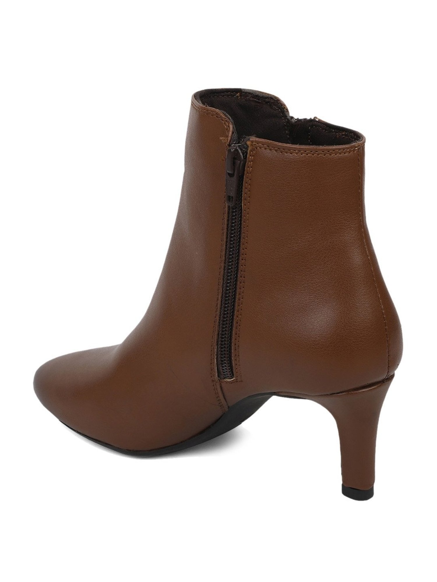 Elle Women's Brown Stiletto Booties