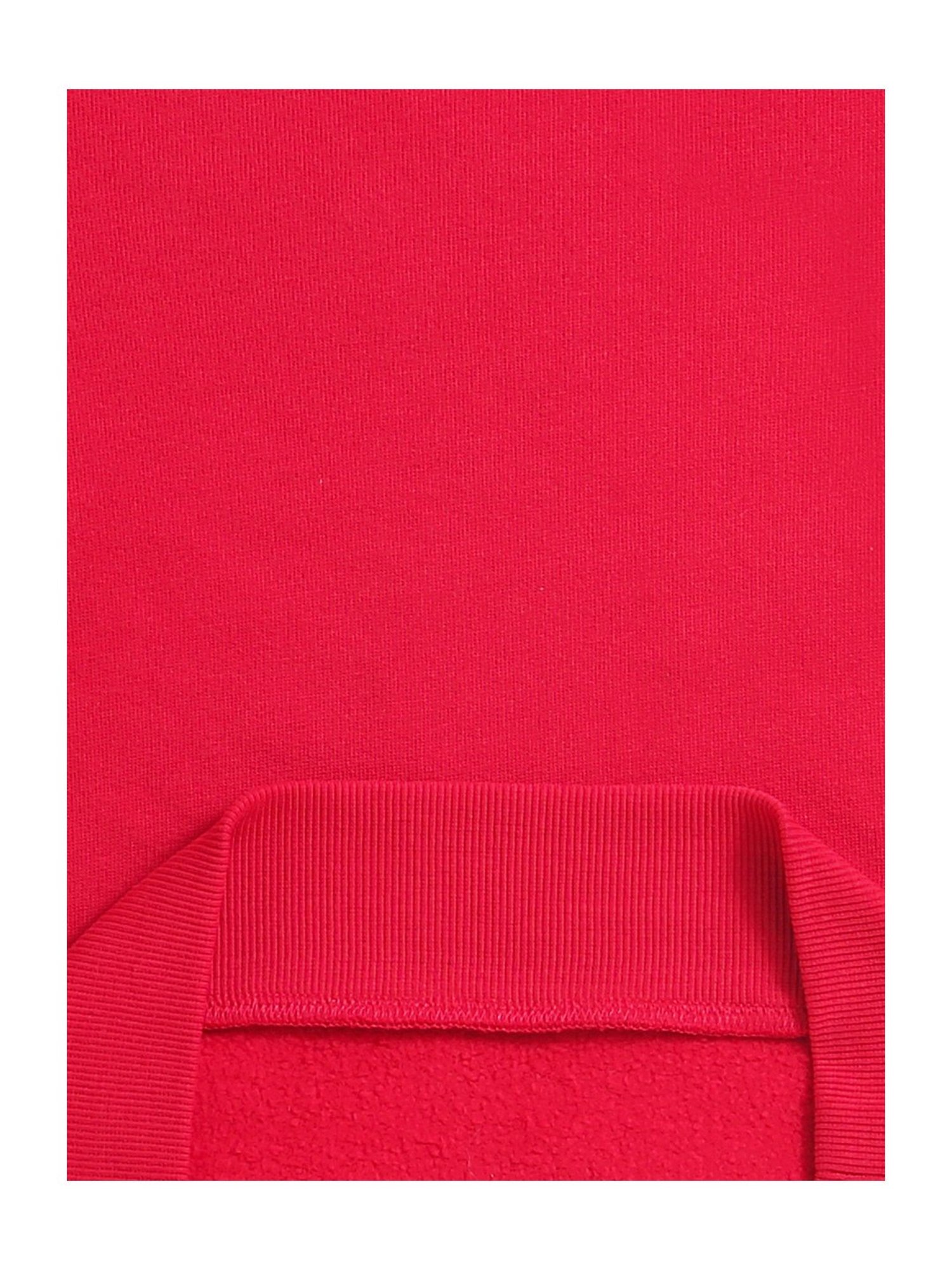 Nino Bambino Kids Red Solid Full Sleeves Sweatshirt