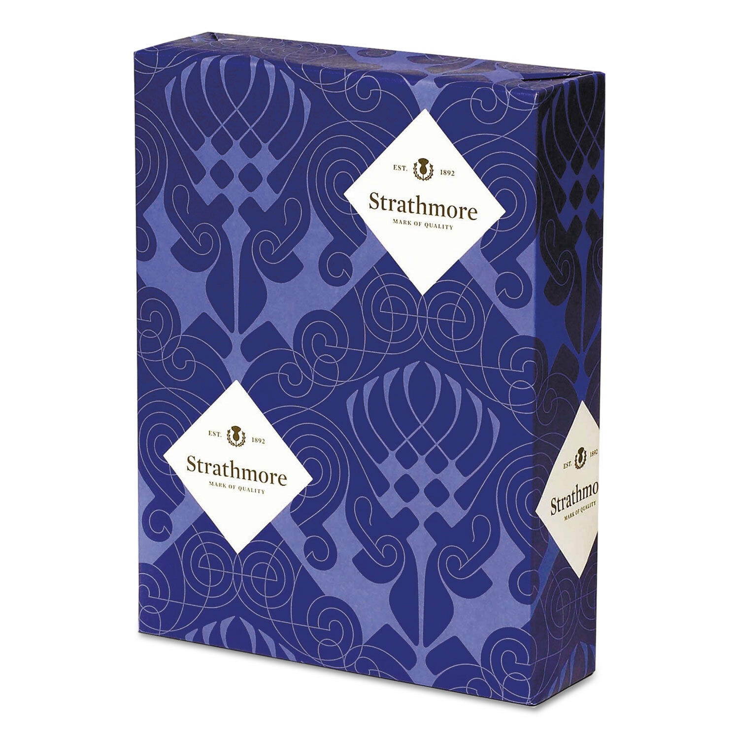 Strathmore 25% Cotton Stationery 24lb 8 1/2 x 11 100% PC White 500 Sheets 300068