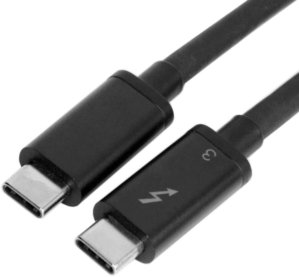 FVH Thunderbolt 2 Port Male to Male Video Data Cable for MacBook & SSD & Displays TB-004-WH