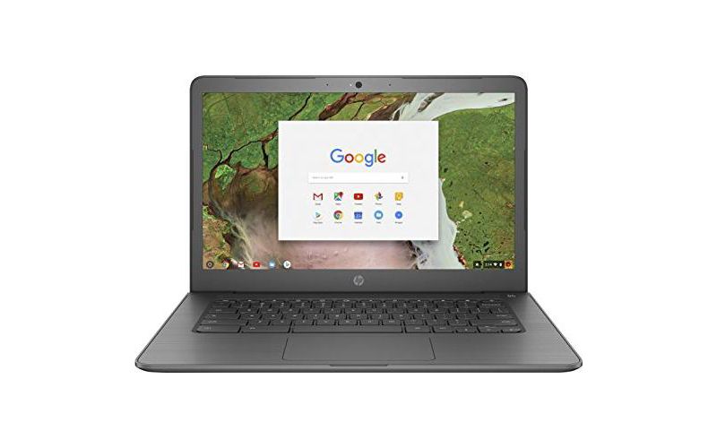 HP 14" Touchscreen Chromebook - Intel Celeron N3350 - 4GB Memory - 32GB eMMC - WiFi & Bluetooth - Webcam - Gray (14-CA061DX)