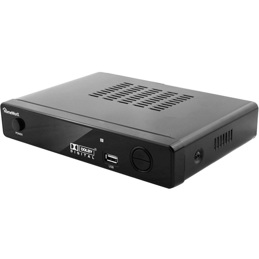 MEDIASONIC  HW-150PVR Homeworx ATSC Digital TV Converter Box w/ Media Player & Recording PVR Function (Black) - New