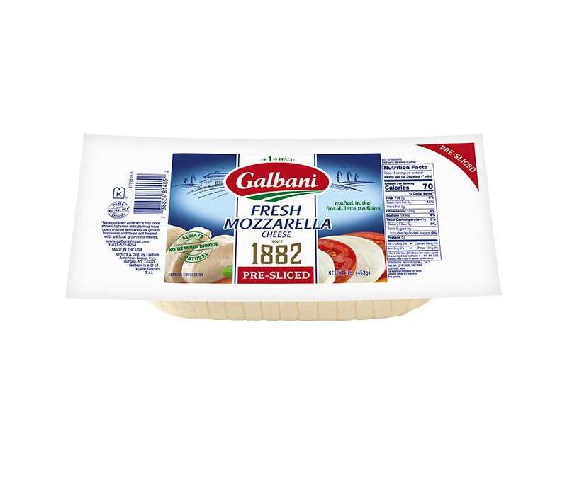 Galbani Fresh Sliced Mozzarella Cheese - 1lb