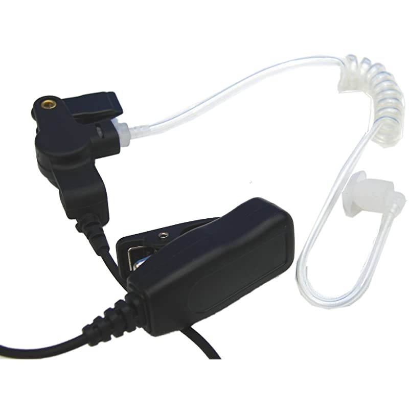 Surveillance Earpiece Mic for Kenwood TK-208, TK-220, TK-240, TK-240D, TK-248, TK-250, TK-260, TK-260G, TK-270, TK-270G, TK-308, TK-340, TK-340D, TK-348, TK-350, TK-353, TK-360, TK-360G, TK-370, TK-3