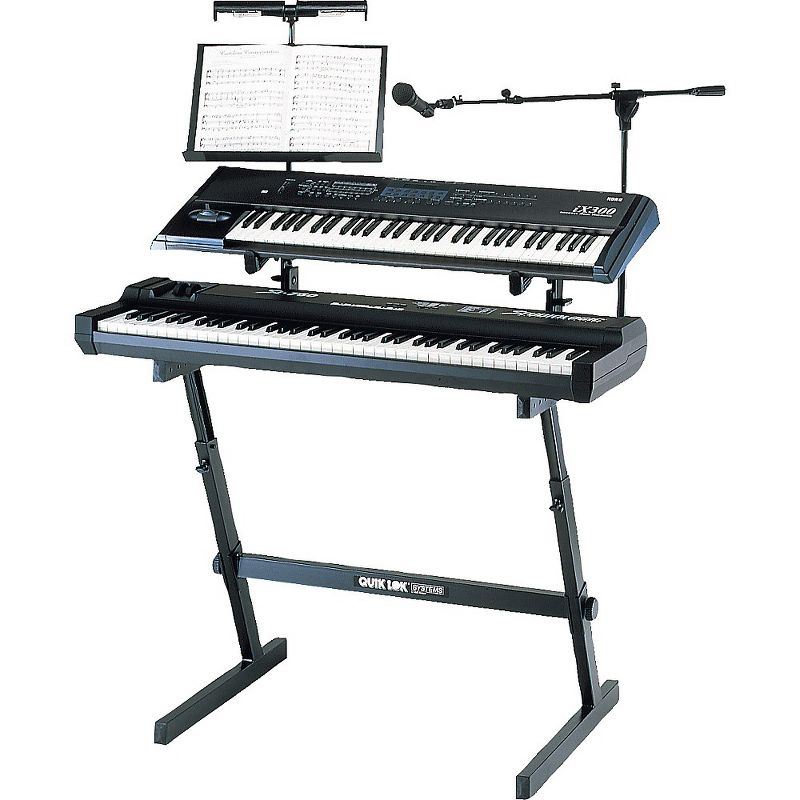 Quik-Lok Two Tier Z Keyboard Stand