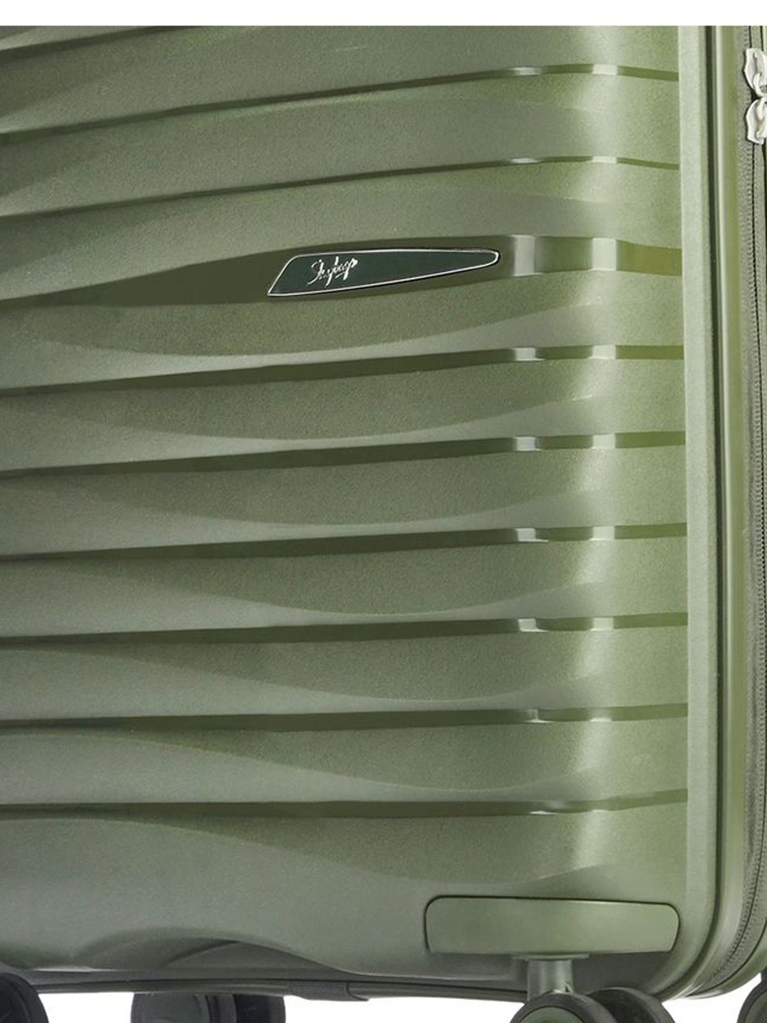 Skybags FLOAT Green 8 Wheels Hard Cabin Trolley Bag 37.5