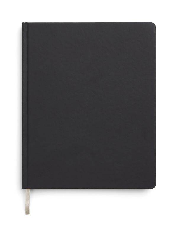 TRU RED Large Hard Cover Ruled Journal Black TR54768