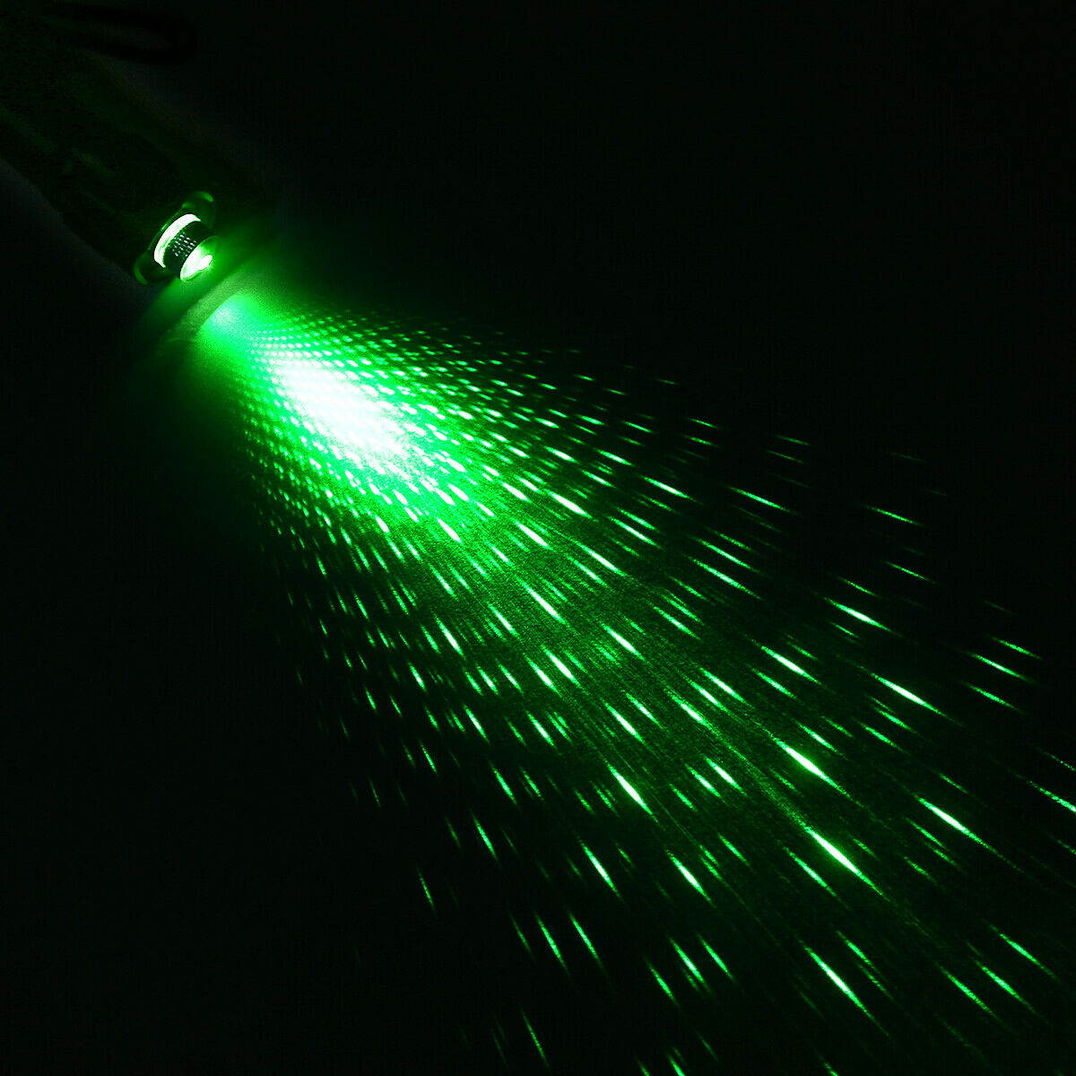 Green Laser Pointer High Power Visible Beam + Star Cap + 18650 Battery