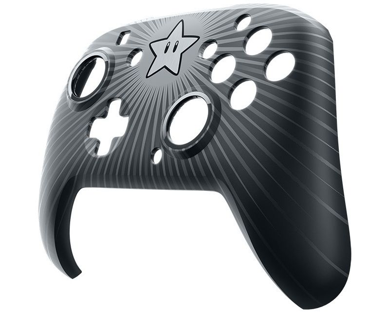 PDP Faceoff Wired Pro Controller - Star Mario For Nintendo Switch - Cable - Nintendo Switch - 8 ft Cable - Black