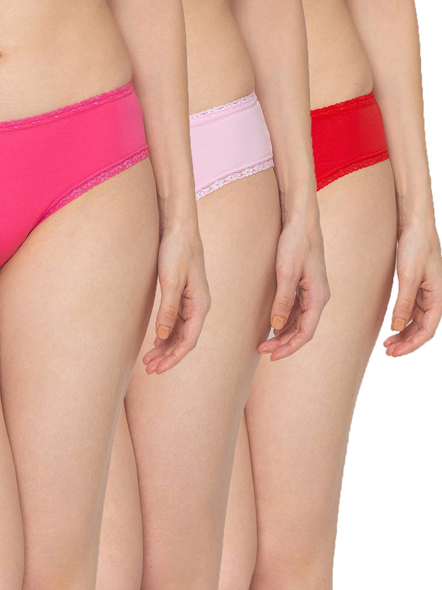 Candyskin Multicolor Cotton Bikini Panty -Pack of 3