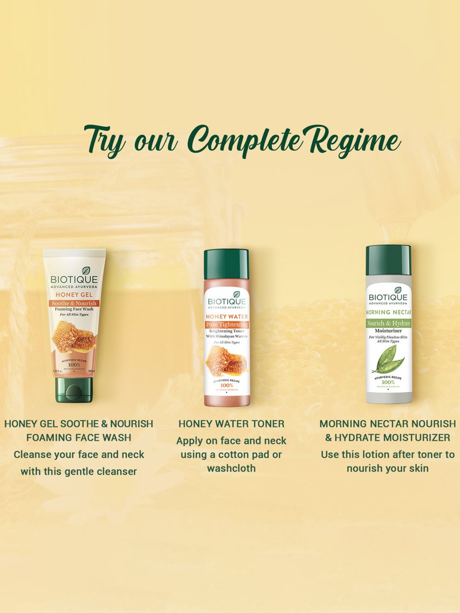 Biotique Morning Nectar Moisturizing & Nourish Face Wash - 100 ml