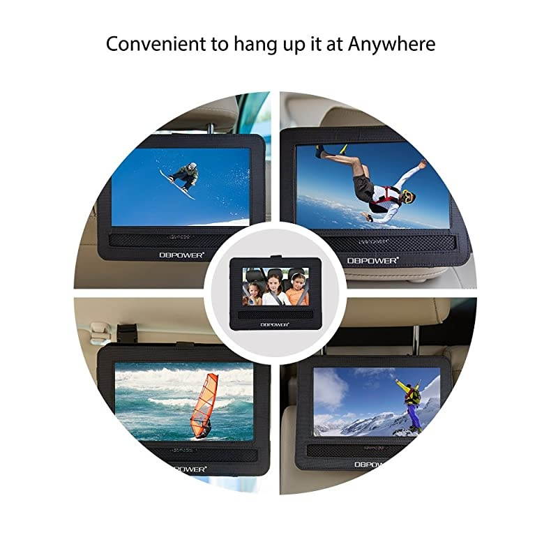 Hard Carrying Travel Storage Case, for DBPOWER 10.5" Portable DVD Player (Black-New Version)