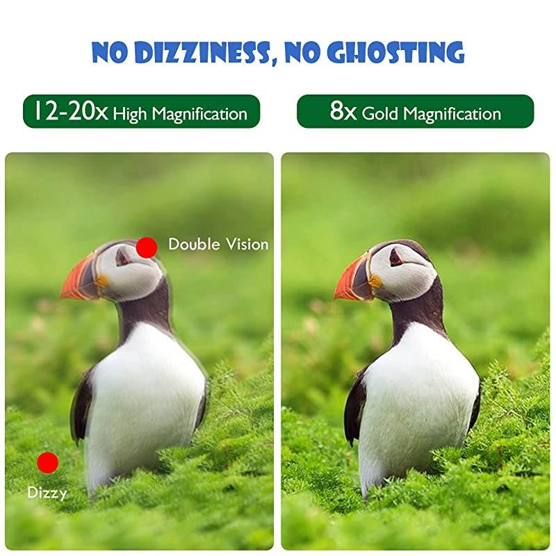 Binoculars for Kids, Mini Binoculars for Children, Real Optics High Resolution Kids Binoculars Boys, Small Compact Binocular for Bird Watching Outdoor Sports Event - Blue