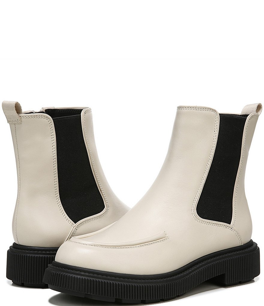 bionica Denali 2 Collection Derinda Waterproof Leather Block Heel Lug Sole Combat Booties