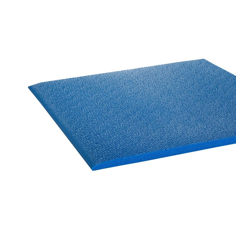 2'x3' Rectangle Solid Floor Mat Blue - Crown