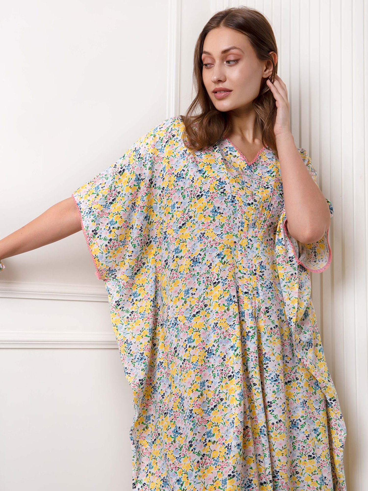 Dusk Attire Multicolor Amora Kaftan