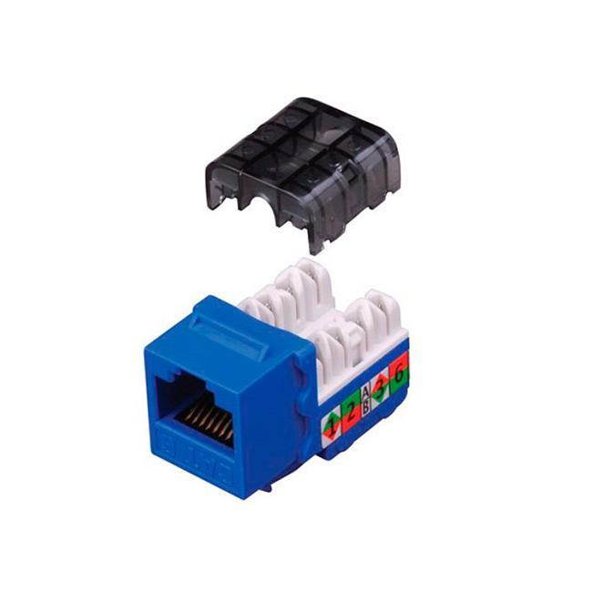 Vanco 820436 Category 6 90 Degree Keystone Insert 8 Conductor - Limited Almond