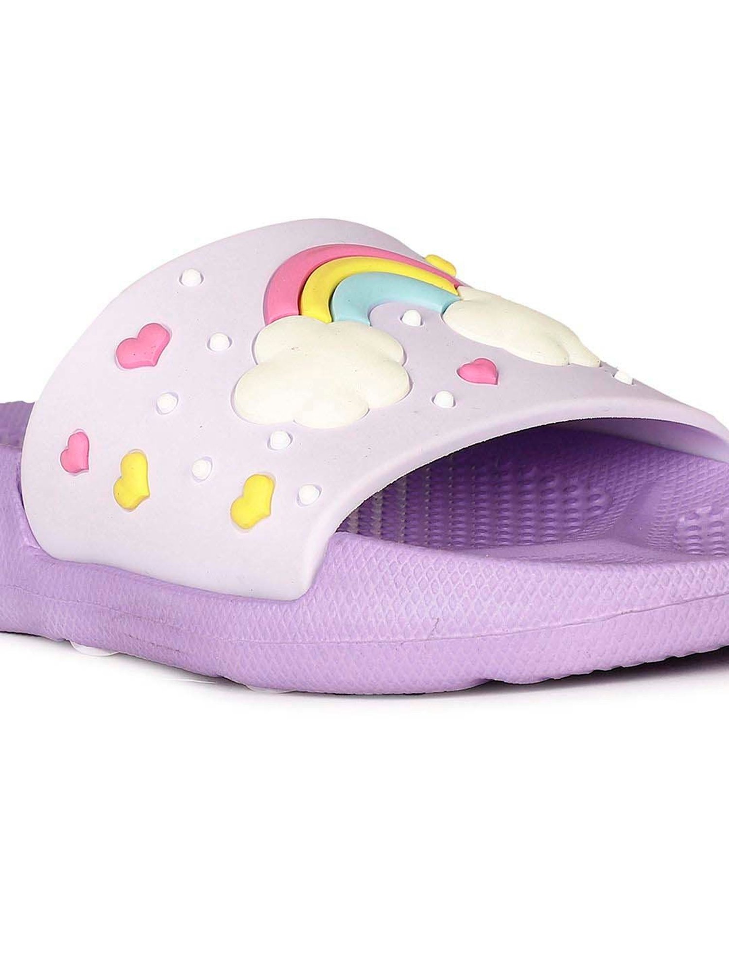 Bubblegummers by Bata Kids Grey & Purple Casual Slides