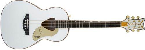 Gretsch G5021WPE Rancher Penguin Parlor Semi-Acoustic Guitar, White #2714014505