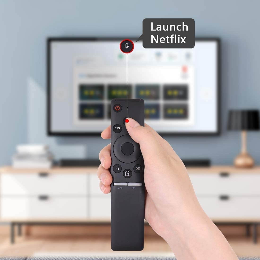 New BN59-01274A Voice Bluetooth Remote Control for Samsung Smart SUHD TV UA32M5500 UA40MU6100 UA49MU6300 UA49MU8000 UA50MU7000 UA55MU8000 UA65MU6100 UA65MU8000 UA75MU8000 UA82MU8000