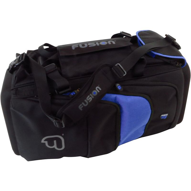 Fusion Premium Triple Trumpet Bag Black and Blue