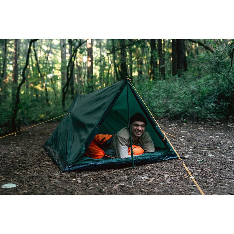 Stansport Scout Backpack 2 Person A Frame Tent Forest Green