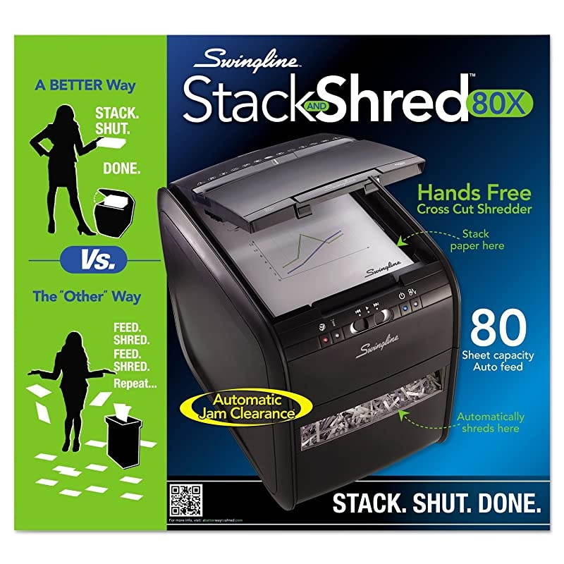 Stack-and-Shred 80X Hands Free Shredder