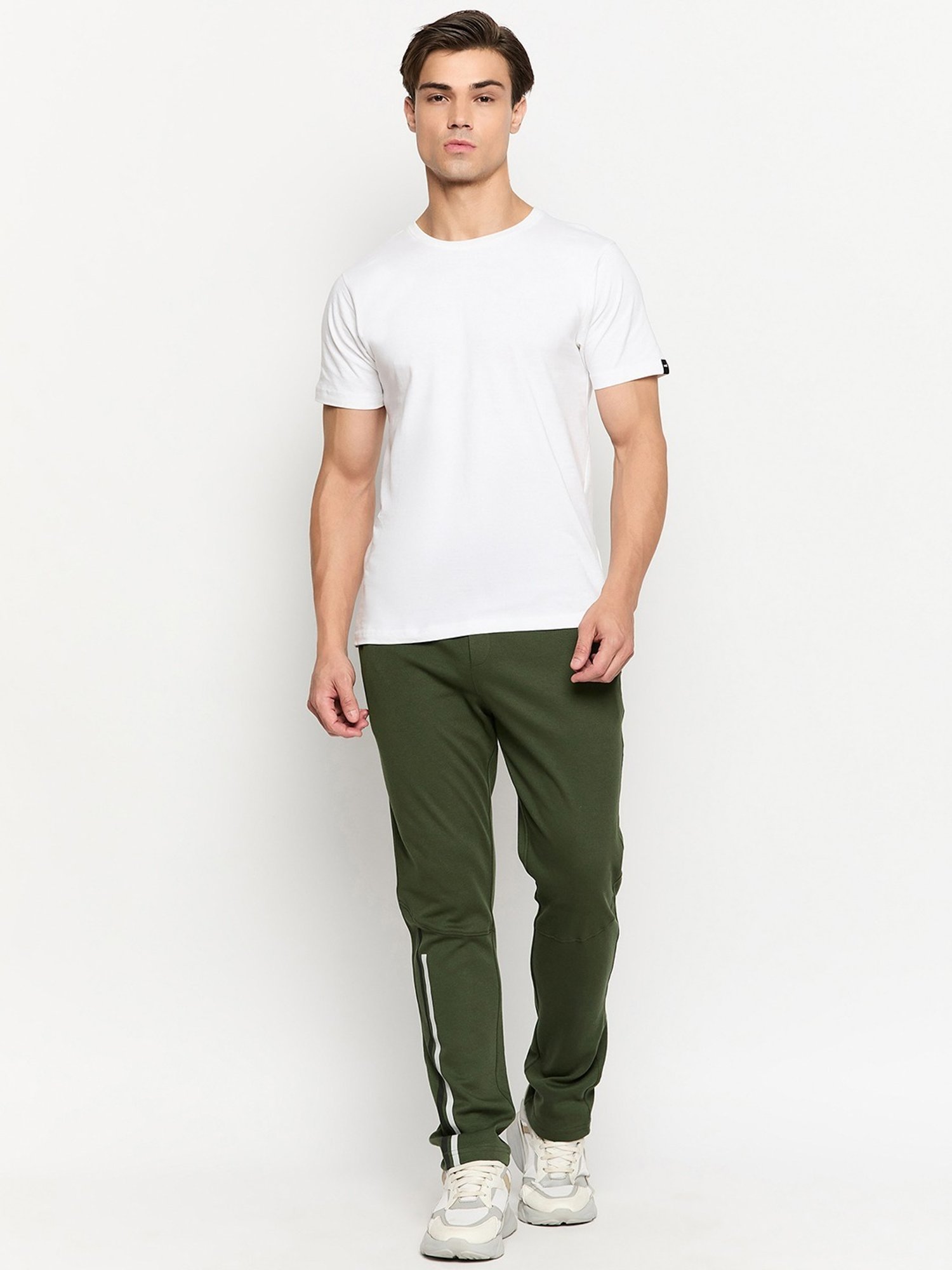 Duke Olive Relaxed Fit Trackpants