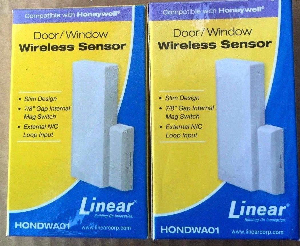 "2" Linear HONDWA01 Wireless Door Window Sensor, Honeywell 5814 5811