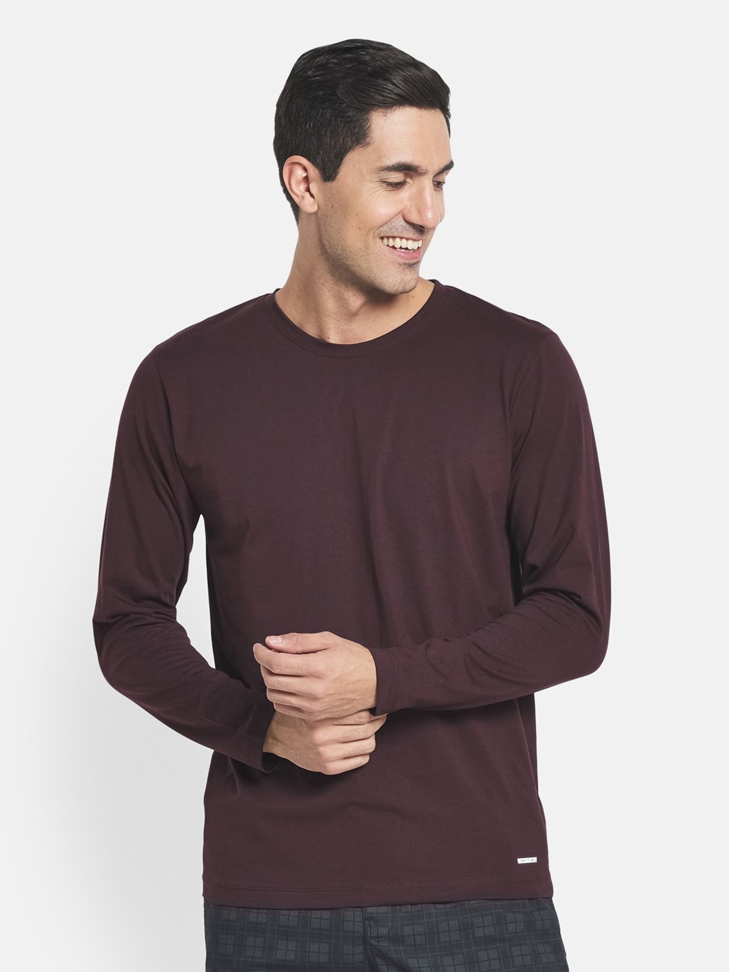 METTLE Dark Wine Crew T-Shirt