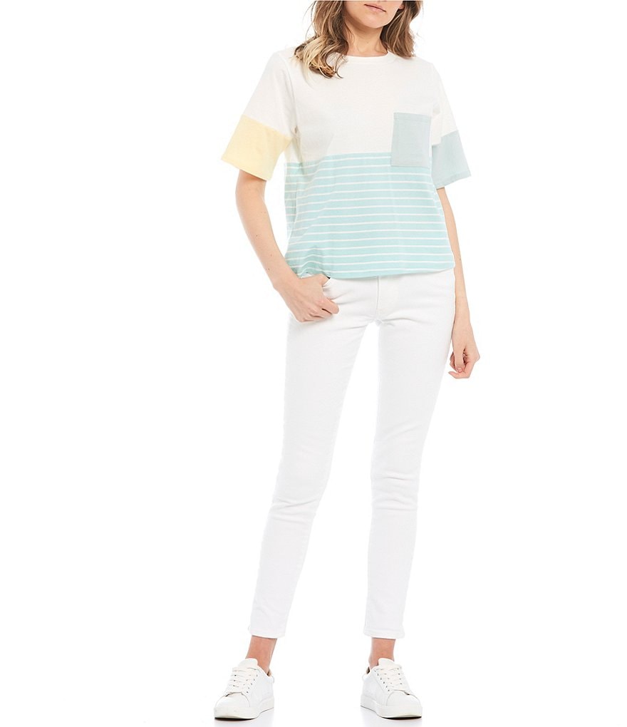 Love On A Hanger Colorblock Pocket Tee