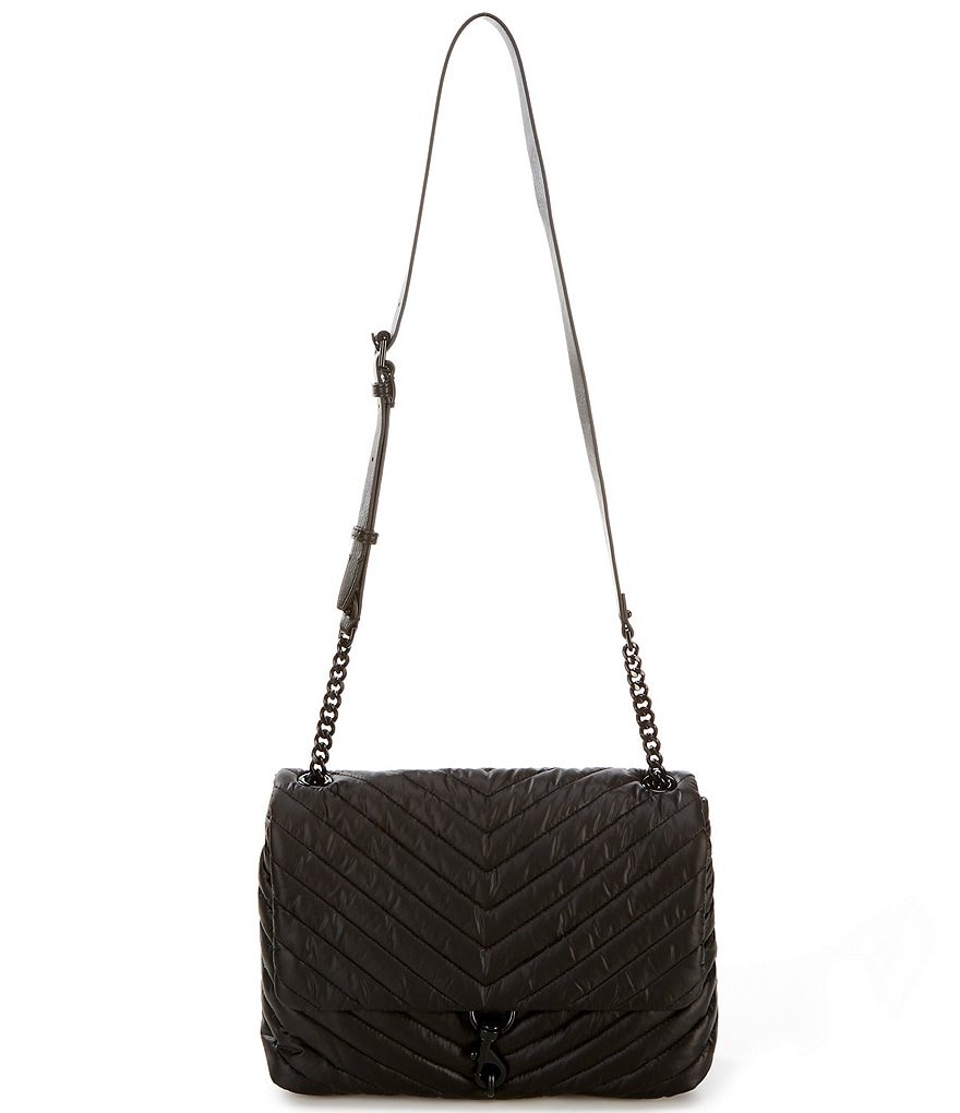 REBECCA MINKOFF Edie Nylon Jumbo Flap Shoulder Bag