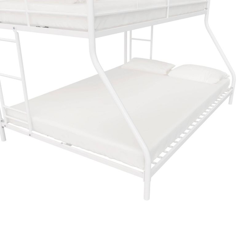 Twin Over Full Lily Small Space Kids' Bunk Bed White Metal - Room & Joy