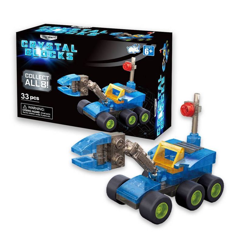 Brainstem Crystal Blocks Bundle - Robot Ambulance Crane & Plane