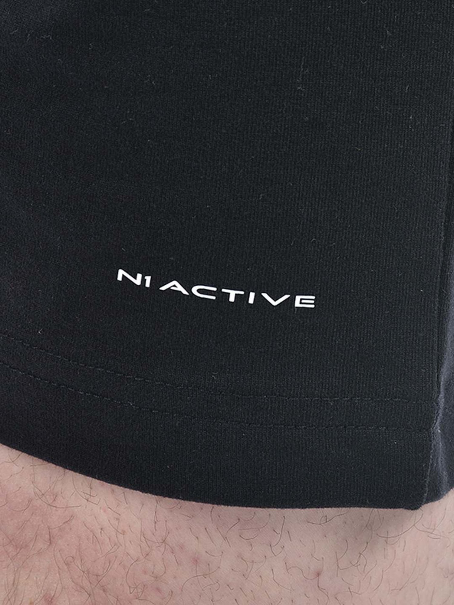 Numero Uno Navy Regular Fit Sports Shorts