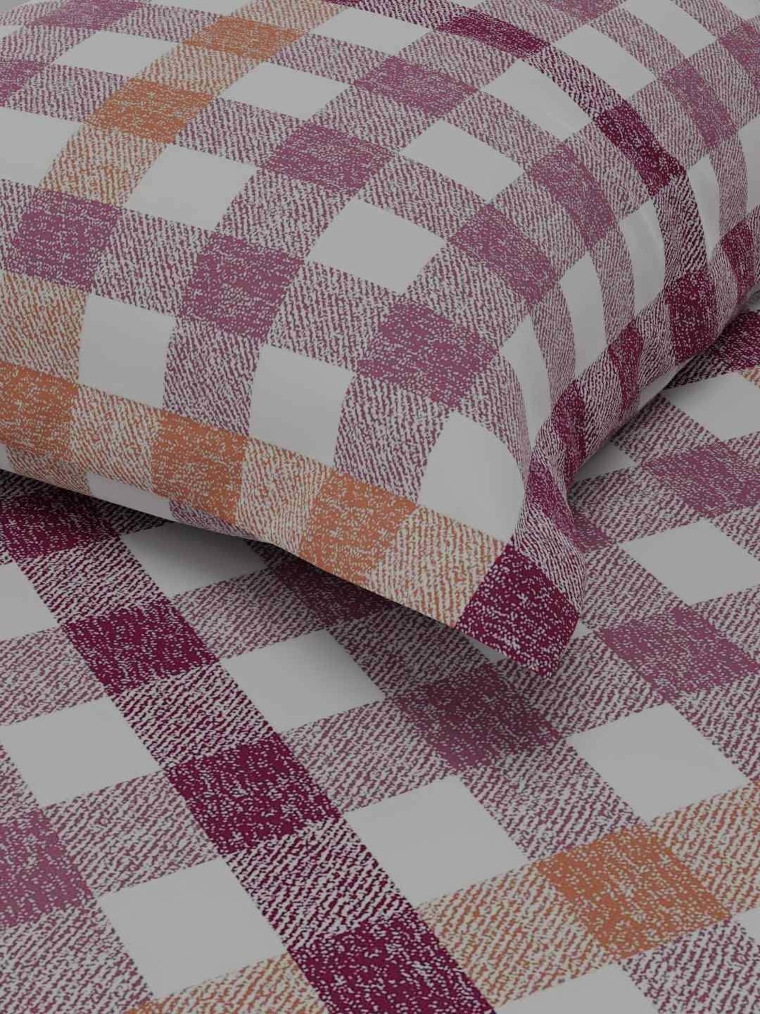 BIANCA Estonia Wine Cotton 116 TC 115 GSM Single Size Bedsheet With Pillow Cover