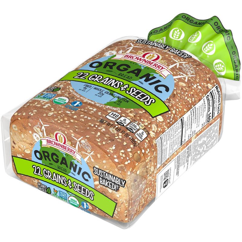 Brownberry Organic 22 Grains & seeds Bread - 27oz