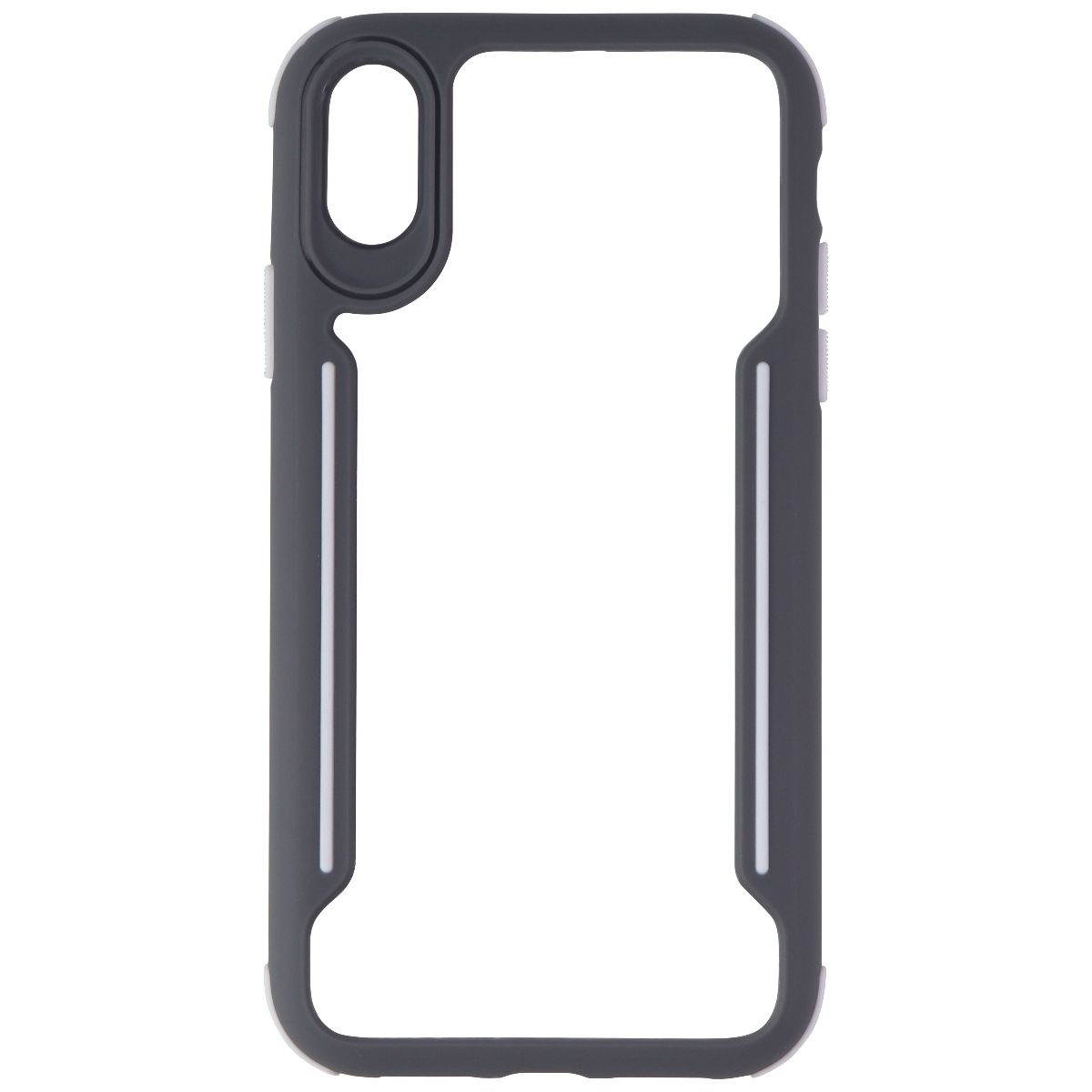 Verizon Slim Guard Clear Grip Case for iPhone XR - White / Gray