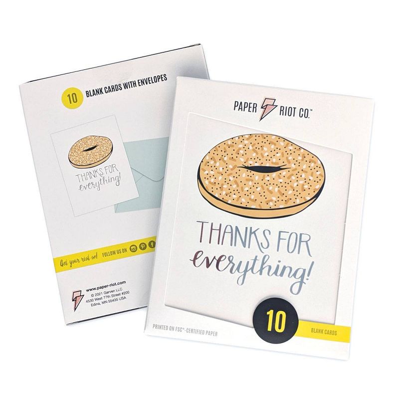 Paper Riot Co. 10ct 'Thanks for Everything' Boxed Cards