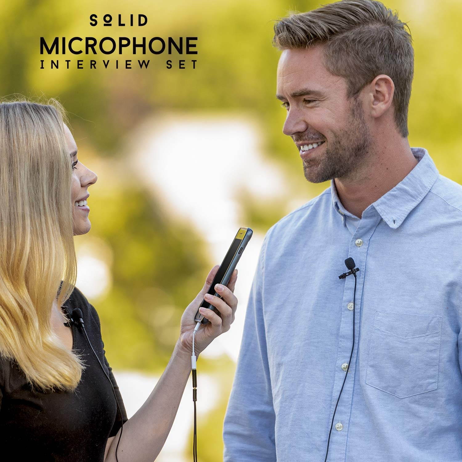 Microphone 2-Pack Complete Set - Omnidirectional Mic for Desktop PC Computer, Mac, Smartphone, iPhone, GoPro, DSLR, Camcorder for Podcast, Youtube, Vlogging, and DJs