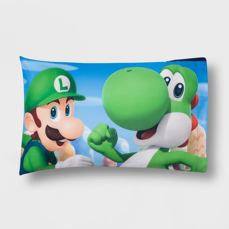 Nintendo Mario Twin Kingdom Hero Pillowcase