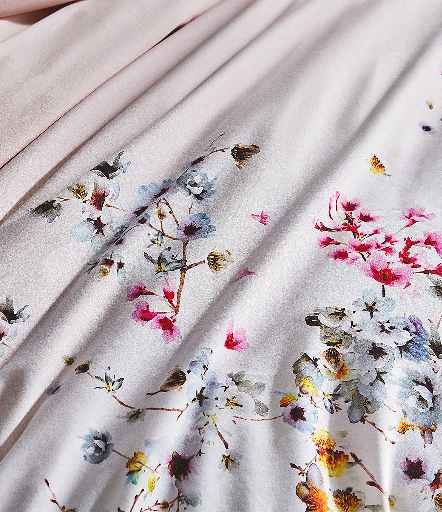 Ted Baker London Jasmine Floral Pink Duvet Cover Mini Set