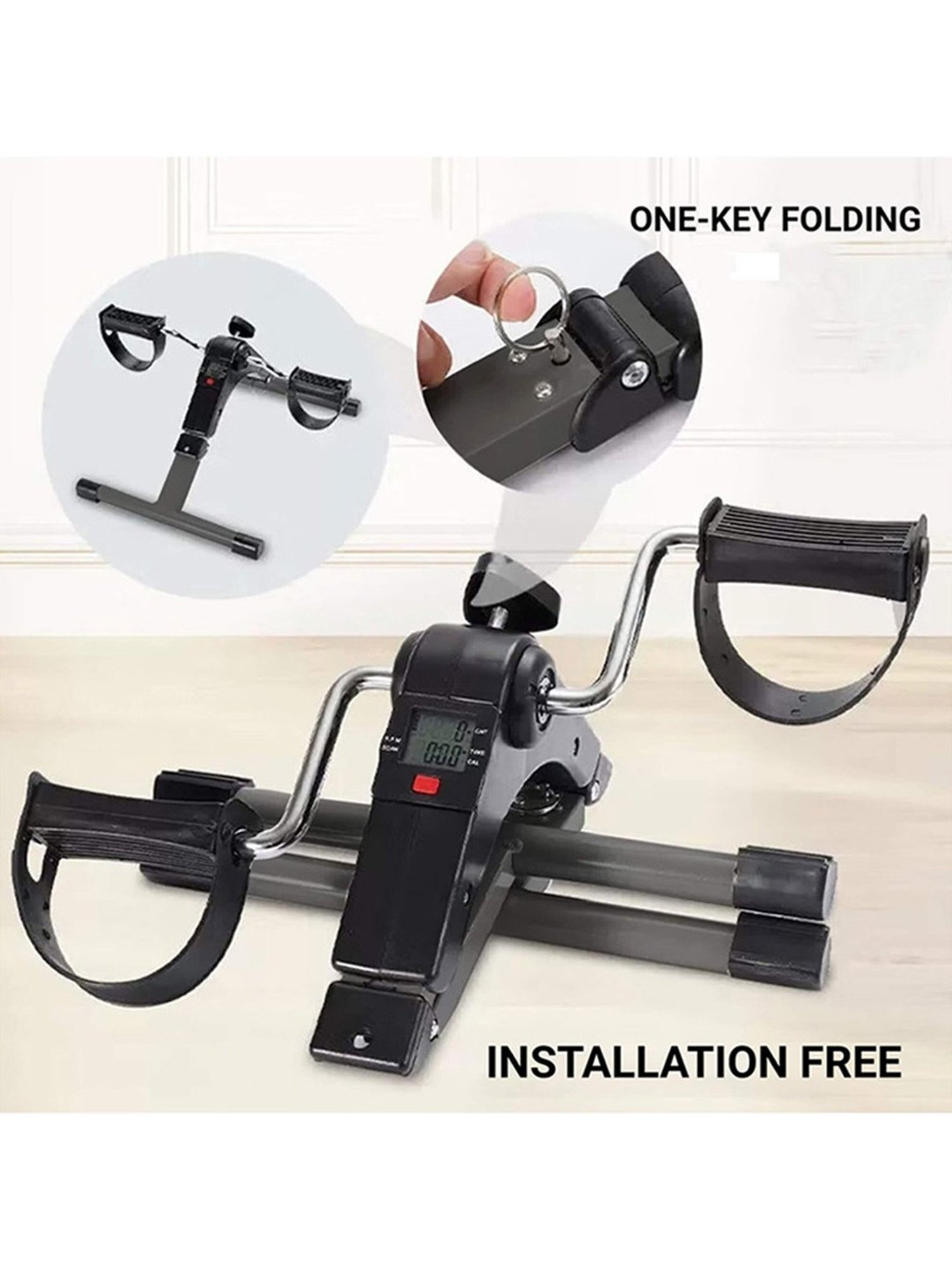 PowerMax Fitness BS-MINI Spin Bike (Black)